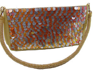 Elegante Bolso de Mano Blanco con Cuentas Bordadas a Mano, Cadena de Perlas, Bordado Floral, Hecho a Mano, para Boda, Novia, Fiesta, Noche, Hombro - Product Image 6