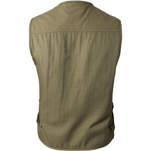 Gilet Classique Respirant Confortable Multi-Poches pour Hommes, Vêtement d'Extérieur, Rembourrage 100% Polyester, Pêche en Plein Air, Camping - Product Image 2