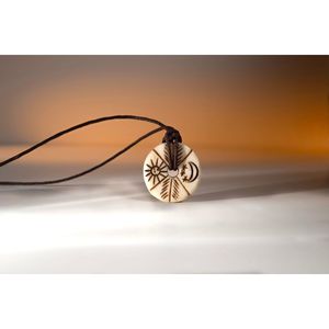 Collar de Hueso Tribal Bohemio Tallado a Mano, Joyería Étnica Vintage Hecha a Mano, Regalo Vintage para Mujer - Product Image 3