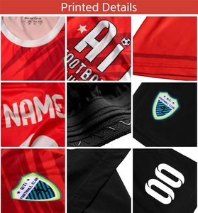 Vêtements de football, maillots et shorts personnalisés, vente en gros, respirant, séchage rapide, léger, tissu 100% polyester, prix d'usine - Product Image 4