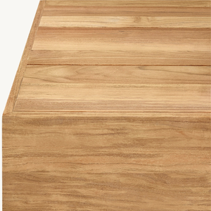 Modern Style <b>Dining</b>/Living Room Square Solid Teak Wood <b>Table</b> High Quality Durable Eco-Friendly Living Furniture - Product Image 5