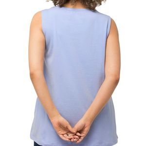 Camiseta Deportiva sin Mangas para Gimnasio, Talla Grande, Personalizada con Impresión, de Algodón, Estilo Stringer, para Mujer, Color Negro, para Fitness y Entrenamiento - Product Image 2