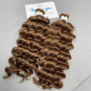 Extensions de cheveux vietnamiens Deep Wave en vrac, cheveux humains blonds et bruns, longueur et texture personnalisées, en stock, prêts à être expédiés - Product Image 6