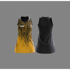 Uniforme de Netball Personalizado con Nombre y Número |   Uniforme Sublimado con Logotipo del Equipo, Nombre y Número |   Poliéster Transpirable - Product Image 4