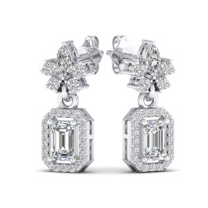 REYES Fine Jewelry 14K 18K Solid <b>Gold</b> Customizable Christian Wedding <b>Earrings</b> Lab Grown Diamonds <b>Screw</b> <b>Back</b> Fashion Jewelry - Product Image 5