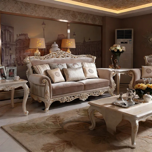 Ensemble de canapés sectionnels carrés de luxe en bois de mahogany massif, sculptés à la main, rembourrés, fabriqués en Indonésie - Product Image 2