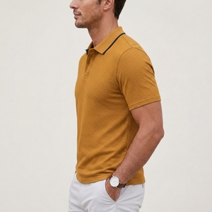เสื้อโปโลลำลองสำหรับผู้ชาย ผลิตจากผ้าคุณภาพพรีเมียม สวมใส่สบาย ทนทาน เหมาะสำหรับทำงาน เล่นกีฬา และใช้ในชีวิตประจำวัน - Product Image 3