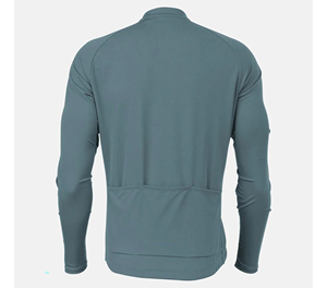 Maillot de cyclisme à manches courtes pour homme Sprint Sports, gris, fermeture éclair intégrale, respirant, séchage rapide, spandex/polyester 160g, haut de vélo - Product Image 2
