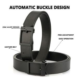 Ceinture en cuir véritable de vache pour homme, qualité supérieure, classique, décontractée, longueur réglable, boucle en acier, écologique, durable, robuste - Product Image 5