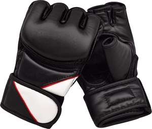 Guantes de MMA Sanda de Cuero Genuino con Logotipo Personalizado, Ajuste Delgado, Acolchado de Espuma Suave, Artesanía Superior para Combate y Grappling - Product Image 4