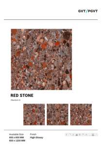 Azulejos de porcelana Suprem de alto brillo, tamaño 600x600, formato grande para decoración de interiores de oficinas, centros comerciales y espacios comerciales. - Product Image 2