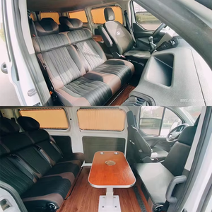 Asiento de Cuero Transpirable para Camioneta, Sofá Cama Modificado para Vehículo, Asiento de Pasajero Convertible en Cama para Autocaravana - Product Image 4