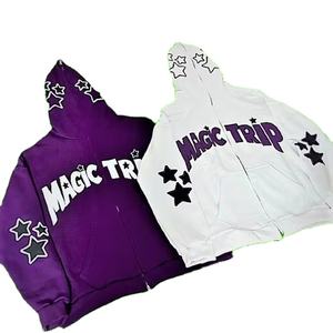 Sweat-shirt à capuche personnalisé avec impression graphique, logo, style streetwear, hip-hop, sweat-shirt à capuche pour homme, mode décontractée, polyvalent - Product Image 2