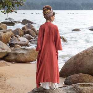 Vêtements de plage d'été pour femmes avec imprimé floral numérique blanc de bohème personnalisé Kimono à manches longues en dentelle Robe bandeau soutien-gorge 1 pièce - Product Image 2