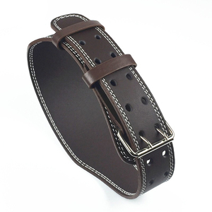 Personnalisation de la marque disponible, couleur noire, cuir véritable, réglable, léger, durable, protection professionnelle, musculation, haltérophilie - Product Image 6