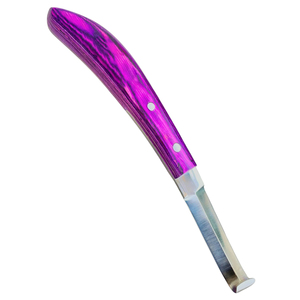 Couteau professionnel de haute qualité en acier inoxydable pour le soin des sabots, manche en bois violet, pour chevaux, chèvres, moutons - Outil manuel pour ferrailleurs 1 - Product Image 6