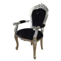 Chaise de salle à manger en bois chaise classique fauteuils de reproduction antique chaises d'appoint baroques pour meubles de salle à manger et restaurant