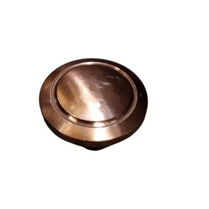 Perilla Redonda de Acero Inoxidable en Oro Rosa - Product Image 1