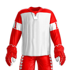 Premium Quality Factory Manufacture Ice Hockey Jersey and Pant Sets Wholesale Price Ice Hockey Uniform With OEM Service - Product Image 4