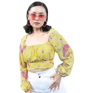 Ropa Occidental para Mujer, Estilo Influencer de Moda, Top Elegante para un Look Casual Diario - Product Image 1