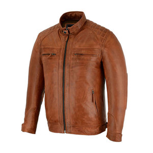 Veste en cuir pour homme de haute qualité, élégante, imperméable et douce, personnalisable OEM, pour la vente en ligne en hiver. - Product Image 1
