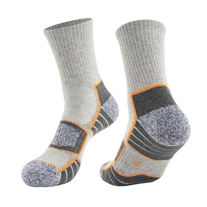 Breathable Thick Ankle Sporty <b>Running</b> <b>Socks</b> for Men's Basketball Mountaineering Hiking Digital Printing Header Card Logo - Product Image 1