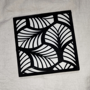 Resin Laser-Cutting Drink Coasters Decorative, Heat-Resistant, & Water-Resistant <b>Table</b> <b>Protectors</b> for Any Setting - Product Image 6
