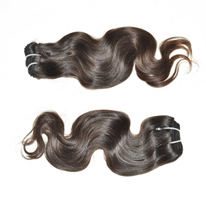 Wholesale 100% Raw Virgin Unprocessed Human Hair Weave Extensions Bodywave Bundles Cuticle Aligned No Dyed Human Hair Extensions - Product Image 4