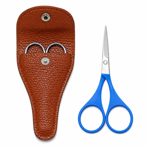 Tijeras OPTITECH para Pestañas Pequeñas, Mini Tijeras para Cutículas de Uñas, Acero Inoxidable, Cosméticas para Cejas, Multiusos, para Diestros, Duraderas - Product Image 1