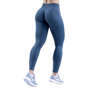 Leggings de sport pour femmes à taille haute, respirants, de haute qualité, en coton, bambou et élasthanne, très élastiques, personnalisables, parmi les plus vendus - Product Image 3