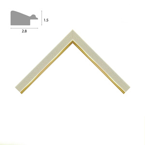 Modern <b>Wood</b> Grain PS Polystyrene Picture Frame Moulding Minimalist Wide <b>Border</b> OEM Custom Photo Frame Factory - Product Image 6