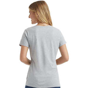 Camiseta Casual de Primavera para Mujer, Cuello Redondo, Tejida a Crochet, Mezcla de Algodón Suave, Colores Personalizables, Ecológica y Transpirable - Product Image 4