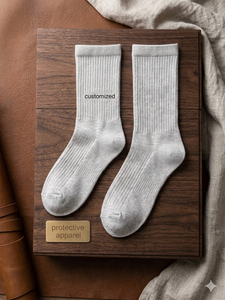 Chaussettes en aramide résistantes aux flammes, personnalisées, protection thermique, chaussettes de course - Product Image 6