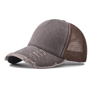 Gorra Trucker de Algodón Lavado al por Mayor, Estilo Vintage, con Malla, para Colecciones de Marcas de Estilo de Vida - Product Image 4