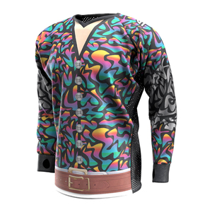 Maillot de paintball personnalisé avec logo, production directe usine, tissu sportif anti-humidité pour joueurs et détaillants en plein air - Product Image 1