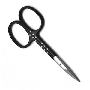 Manicure <b>Scissors</b> Stainless Steel Blade Plastic Handle Sharp Tip Round Hole Beauty Tools <b>for</b> <b>Nail</b> Care Adults Simple Style - Product Image 5