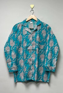 ชุดชุดนอนผ้าฝ้ายพิมพ์ลายเสือ, ชุดอยู่บ้านสไตล์โบโฮ - Product Image 3