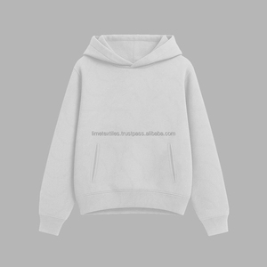 เสื้อฮู้ดดี้แบบสวมหัว โพลีเอสเตอร์ 100% คุณภาพสูง หนานุ่ม ถักทออย่างดี เป็นมิตรต่อสิ่งแวดล้อม สำหรับผู้ชายและผู้หญิง รับผลิตตามแบบ - Product Image 6