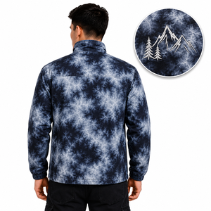 Chaquetas Personalizadas para Hombre con Estampado Tie Dye, Impermeables, Ligeras, con Cierre Completo, Ropa Exterior Informal, Impresión Digital, Fabricante de Marca Privada - Product Image 2