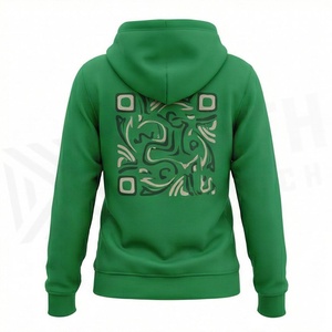 Sweat-shirts à capuche oversize pour femmes en molleton de coton premium, motif uni, pour la saison automne-hiver - Product Image 2