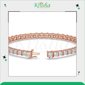 Offre incroyable - Bracelets tennis en diamants blancs DEF de qualité supérieure - Diamants 100% naturels et cultivés en laboratoire provenant d'un exportateur indien - Product Image 4