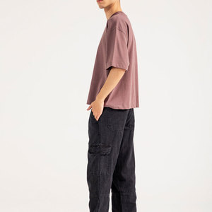 T-shirt ample en coton 100% écologique de haute qualité pour homme, idéal pour l'entraînement, fabriqué au Pakistan – Vente chaude, prix abordable, quantité en gros - Product Image 4