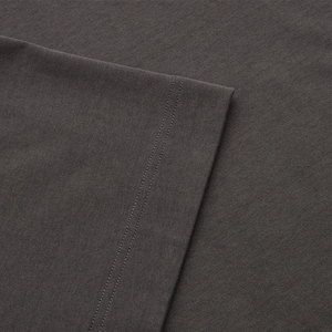 เสื้อยืดโอเวอร์ไซส์แขนสั้นผู้ชาย สีพื้น คอกลม สไตล์มินิมอล ผ้าเจอร์ซีย์คอตตอน 100% เสื้อยืดทรงบ็อกซี่ แขนครึ่ง - Product Image 6