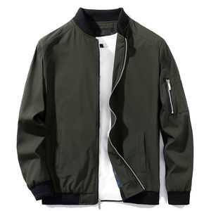 แจ็คเก็ตบอมเบอร์ผู้ชาย MOQ ต่ำ บริการ OEM แจ็คเก็ตบอมเบอร์ผู้ชายขายดีที่สุด แจ็คเก็ตบอมเบอร์ผู้ชายแบบกำหนดเองสำหรับผู้ชายทุกขนาด - Product Image 6