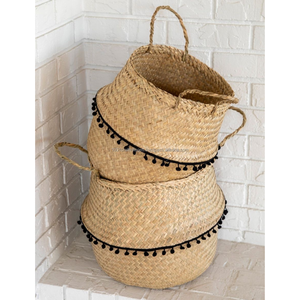 Wholesale <b>Belly</b> <b>Basket</b> Supplier Handmade Woven Seagrass Organizer for Home Retail or Cafe Supply Lightweight Gift Ready Vietnam - Product Image 5
