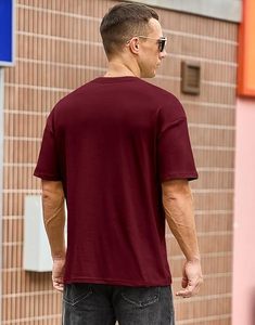 เสื้อยืดลำลองผ้าฝ้ายสำหรับผู้ชายและผู้หญิง แห้งเร็ว ระบายอากาศได้ดี ให้ความอบอุ่น สีพื้น เสื้อยืดผ้าฝ้าย 230 กรัม เสื้อยืดลำลองสำหรับผู้ชายและ - Product Image 6