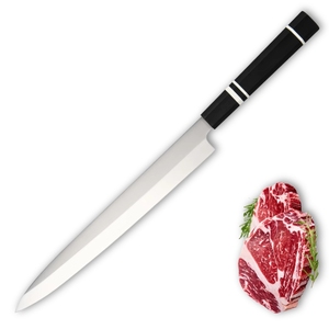 Cuchillos de Chef Japoneses Personalizables de Acero al Carbono Premium para Sashimi, de 10-12 Pulgadas, Ambidiestros, Nuevos, para Camping, Aire Libre y Bricolaje - Product Image 1
