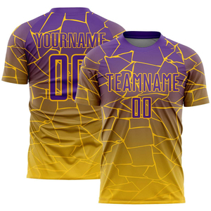 Customized <b>Soccer</b> Football Jersey Uniform Heat-Transfer Printed 100% Polyester Customizable Colors Logos Stretch Breathable - Product Image 3