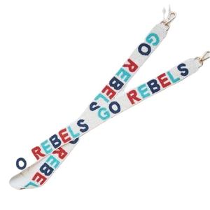 <b>Adjustable</b> Beaded Belts Custom Length Guitar <b>Straps</b> and Star Purse With Embroidery Seed Design - Product Image 1