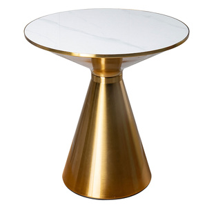 handmade <b>GOLD</b>/WHITE /metal side <b>table</b> for living room <b>small</b> round hammered metal accent <b>table</b> modern <b>gold</b> metal end <b>table</b> - Product Image 1